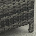 Pikkukuva 9 / 9: Rootz Lounge Sohva 2-istuttava - Harmaa - Pe, metalli, polyesteri - cm x 50,59 cm x 36,61 cm