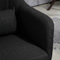 Miniatyrbillede 8 af 11: Rootz Swivel Office Stol - Højdejusterbar - Roterende lænestol - Maksimal komfort - 60 cm x 60 cm x 79-91 cm - Sort