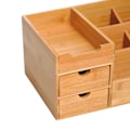 Miniatyrbillede 9 af 9: Rootz Desk Organizer - Bruin - Bambus - 12,99 cm x 8,07 cm x 6,1 cm