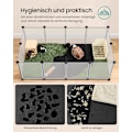 Miniatyrbild 3 av 5: Rootz Inhägnad för smådjur - Husdjursbur - Lekhage - PP-plastpaneler - ABS-kopplingar - Enkel montering - 145cm x 73cm x 57cm