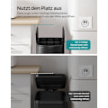 Miniatyrbild 2 av 6: Rootz avfallssepareringssystem 2 fack - Återvinningskärl - Stålkonstruktion - PVC Innerfoder - 30L och 20L - 49cm x 29cm x 64cm