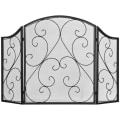 Miniatyrbild 1 av 6: Rootz eldstadsskydd - Spark Guard - Vintage Design - Flexibelt justerad - Robust metallram - Svart - 66cm X 31cm X 81cm