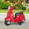 Pikkukuva 2 / 7: Rootz Vespa - Sähkömoottoripyörä - Lasten moottoripyörä - Sähköajoneuvo - LED-valo - Punainen - 66,5 x 38 x 52 cm