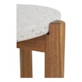 Pikkukuva 3 / 8: Rootz Terracina -pöytä - Acacia Wood Table - Pyöreä oleskelupöytä - Kestävä ja helppo puhdistaa - ø37x46cm