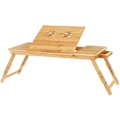 Miniatyrbillede 1 af 9: Rootz Laptop Bord Bambus - Rootz - Højdejusterbar Og Sammenfoldelig - Laptop Stand