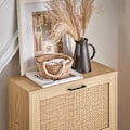 Miniatyrbillede 6 af 9: Rootz skoskab - Entryway Organizer - Skoopbevaring - MDF(PDF) - PVC Rattan - Metal - 60cm x 127cm x 24cm