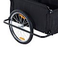 Miniatyrbillede 10 af 11: Rootz transporttrailere til cykler - rød, sort - stof, stål - 55,12 cm x 34,65 cm x 23,62 cm