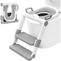 Miniatyrbillede 1 af 9: Rootz-toilettilbehør til børn - Pottetræningssæde til børn - Bærbar potte - PU-støddæmpning - Justerbare højder - Stænkbeskyttelse - Sammenfoldelig -