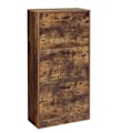 Miniatyrbillede 1 af 8: Rootz Skoskab - Organizer - 3 hængslede døre - Brun - Forarbejdet træ - 60 x 24 x 120 cm