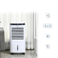 Miniatyrbild 4 av 7: Rootz Air Cooler - Mobil luftkonditionering - Med luftfuktning - Vattenkylande luftkonditionering - 8h Timer Fjärrkontroll - Vit/Svart - 38,2 x 31,6 x