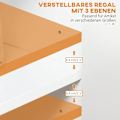 Miniatyrbillede 5 af 9: Rootz skænk - Buffetskab - Opbevaringsenhed - Rigelig opbevaring - Justerbar hylde - Nem at rengøre - 110L x 29,5W x 82H cm - Spånplade