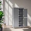 Miniatyrbillede 5 af 5: Rootz badeværelse skab - køkkenskab - MDF -opbevaringsenhed - Rumbesparende design - 30 x 60 x 110 cm