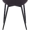 Miniatyrbild 7 av 8: Rootz Set med 4 matstolar - Köksstolar - Moderna sittplatser - Slitstark, bekväm, lätt att rengöra - konstläder - 46 cm x 40,5 cm x 85,5 cm