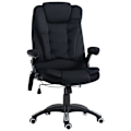 Miniatyrbild 1 av 10: Rootz Vinsetto kontorsstol med massage- och värmefunktion - Ergonomisk stol - Höjdjusterbar stol - 6 vibrationsmassagepunkter - Enkel rörlighet - Just
