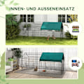 Miniatyrbild 5 av 10: Rootz Inhägnad för smådjur - Utomhushus för sällskapsdjur - Lekhage för husdjur - Stålram - Oxford-polyester - Markspikar - 220 cm x 85 cm x 103 cm