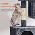 Miniatyrbild 4 av 5: Rootz Cat Tree Scratching Post - Cat Tower - Large Cat Platform - Safe & Su tble - 68 x 48 x 101 cm