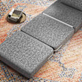Miniatyrbillede 9 af 11: Rootz Sofa Bed - Guest Mattress - Tri -Fold stol - kompakt og alsidig - Metalramme - 80x75x74 cm - Grå