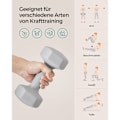 Miniatyrbild 4 av 7: Rootz Neopren Hantlar Set - Grå - Gjutjärn - 5 kg Par - Ergonomiskt grepp - 21 cm x 10 cm - 11,5 cm x 4,1 cm