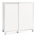Miniatyrbillede 7 af 7: Rootz skoskab træ hvid 100x108x37,5 cm hylde høj - Design skohylde Stort 20 par sko Skohylde entre - Skoopbevaringsplads sparer - Skoopbevaringsrum mø