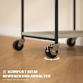 Miniatyrbillede 6 af 11: Rootz 3 -niveau Printerstativ - Mobilprintertabel - Justerbar printerholder - Højde Justerbar - 39 cm x 34,5 cm x 72,5/81,5 cm