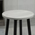 Miniatyrbillede 5 af 7: Rootz industrielt barbordssæt - 6 stykker - 2 borde og 4 barstole - Grå + Sort - Spånplade - Stål - 100L x 40W x 90H cm