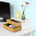 Miniatyrbillede 6 af 7: Rootz Kaffemaskine Stand & Coffee Pod Kapsel Teposer Æskeholder Organizer med 2 skuffer