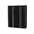 Miniatyrbillede 5 af 6: Rootz Foldegarderobe - Skabsorganisering - Opbevaringsskab - Rørformet stålramme - Fleecestof - Støvfri opbevaring - Pladsbesparende design - 150 cm x