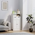 Miniatyrbillede 7 af 11: Rootz badeværelse skab - opbevaringsenhed - arrangør - justerbar hylde - 60 x 30 x 109 cm