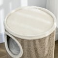 Miniatyrbillede 9 af 10: Rootz Cat Scratching Barrel - Kitty Condo - Cat Tree - Blødt plys - Sisal Rope - Sleep Cave - 38cm x 70cm - Brun