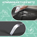Miniatyrbild 6 av 10: Rootz Hundsäng - Svalkande himmelsäng - Mesh som andas - Vattenavvisande tyg - Oxford - Rivsäker - Stålram - 106cm x 76cm x 94cm
