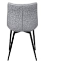 Miniatyrbild 5 av 7: Rootz Set med 4 matstolar - Moderna köksstolar - Snygga sittplatser - Slitstark metallstomme - Ergonomisk komfort - Golvskydd - 46 x 40,5 cm Sitsstorl