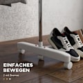 Miniatyrbillede 7 af 10: Rootz 3-lags foldbar mobil tøjlufter - Tørretumbler - Tørrestativ - Maksimal alsidighed - Pladsbesparende design - Nem mobilitet - 142L x 55W x 152H c