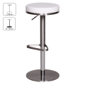 Miniatyrbillede 3 af 5: Rootz justerbar barstol - Moderne skammel - Højdejusterbar skammel - Rustfrit stål - Komfortable siddepladser - 57 cm x 36 cm x 82 cm