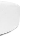 Pikkukuva 2 / 3: Rootz White Sisäinen pouffe pyöreä - tyynyn insertti - tyyny täyttö - hyvä tuki - Ø60 x 30 cm