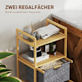 Miniatyrbillede 5 af 11: Rootz Bambus vaskeri - Tøjarrangør - Opbevaringsløsning - Rumbesparelse - 44W x 34d x 96H cm