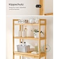 Miniatyrbillede 4 af 8: Rootz Bamboo toilethylde - Organizer til badeværelset - Opbevaringsstativ - Miljøvenlig - Pladsbesparende - Nem montering - Naturlige farver - 26 cm x