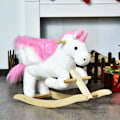 Miniatyrbillede 8 af 8: Rootz Gyngedyr - Gyngehest - Børnegynge - Pink/Hvid - 65 x 32 x 55 cm