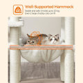 Miniatyrbild 5 av 7: Rootz Cat Tree - Skrapstolpe - Kattträd med plattformar - Cat Climbing Tree - Cat Activity Tree - Cat Play Tree - Modern Cat Tree - Cat Tree House - S