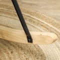 Miniatyrbild 5 av 7: Rootz gungstol fleece look - ergonomisk fåtölj - avkopplande stol - stöder kropp - 98d x 71W x 101h cm