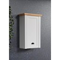 Miniatyrbild 6 av 8: Rootz Wall Cupboard - Stylish Hanging Cabinet with Adjustable Door and Shelf - Grey Oak - 46x73x24 cm