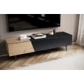 Miniatyrbillede 3 af 7: Rootz Modern Design TV Underskab - Lowboard - Eg Dekoration - Rektangulær opbevaring - Rummelig hylde - 150 cm x 40 cm x 40 cm