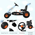 Pikkukuva 10 / 11: Rootz Go-kart - Lasten ajoneuvo - Lasten lelu - Säädettävä istuin - Lasten - Lasten auto - 97 x 66 x 59 cm