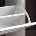 Miniatyrbillede 8 af 9: Rootz skoskab - Opbevaring i entré - Skoopbevaring - MDF og PB - 80 cm x 108 cm x 25 cm - Letvægts - Nem montering