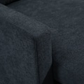 Miniatyrbillede 4 af 7: Rootz Hjørnesofa - Sofasæt - Med vendbar chaiselong - Polyester - Skum - Stuer - College - Hjemmekontorer - Mørkegrå - 197 x 139 x 91 cm