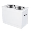 Miniatyrbillede 1 af 7: Rootz Feeder - 2 Feeder - Opbevaringsplads - MDF - Hvid - 60 x 30 x 41 cm