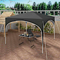 Miniatyrbild 7 av 7: Rootz Gazebo - Pop-Up Canopy - Utomhusskydd - Vattentät, UV-skydd, Enkel installation - Oxford metallram - 3x3m - Grå