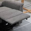 Miniatyrbild 4 av 6: Rootz Fåtölj - Ståstol - Fåtölj - Tv-stol - Inkl. Fjärrkontroll - Fotstöd - Stål - Grå - 89L x 96W x 108H cm