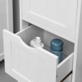 Miniatyrbillede 3 af 7: Rootz Opbevaringsskab - Badeværelsesskab - Kommode - 3 skuffer - Hvid - Stående skab - MDF - 32 x 30 x 81 cm