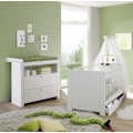 Miniatyrbild 4 av 4: Rootz Baby Cot - Modern Nursery Bed - Comfortable Sleep - Safe Design - White - 78x83x143cm