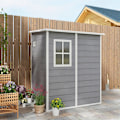 Pikkukuva 8 / 11: Rootz Tool Shed - puutarhavaja - Storage Shed - Suojainen lukitus - 122 x 149 x 192/177 cm